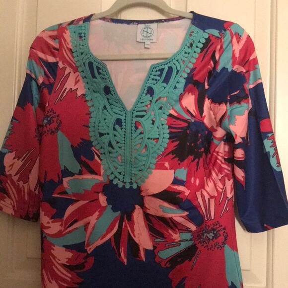 TRACY NEGOSHIAN Emilia Printed Shift Dress xxs - Picture 5 of 9